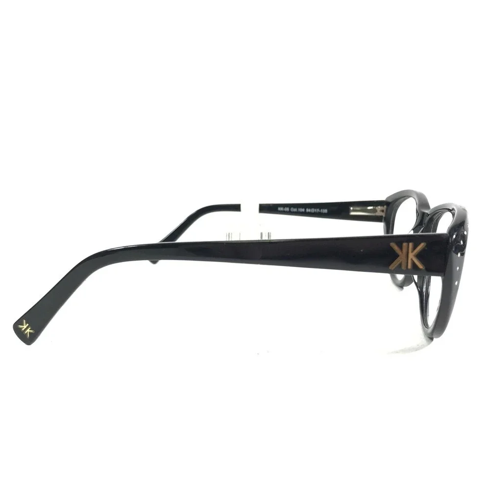 Kardashian Kollection KK-05 COL.104 Eyeglasses Frames Black Round 54-17-135